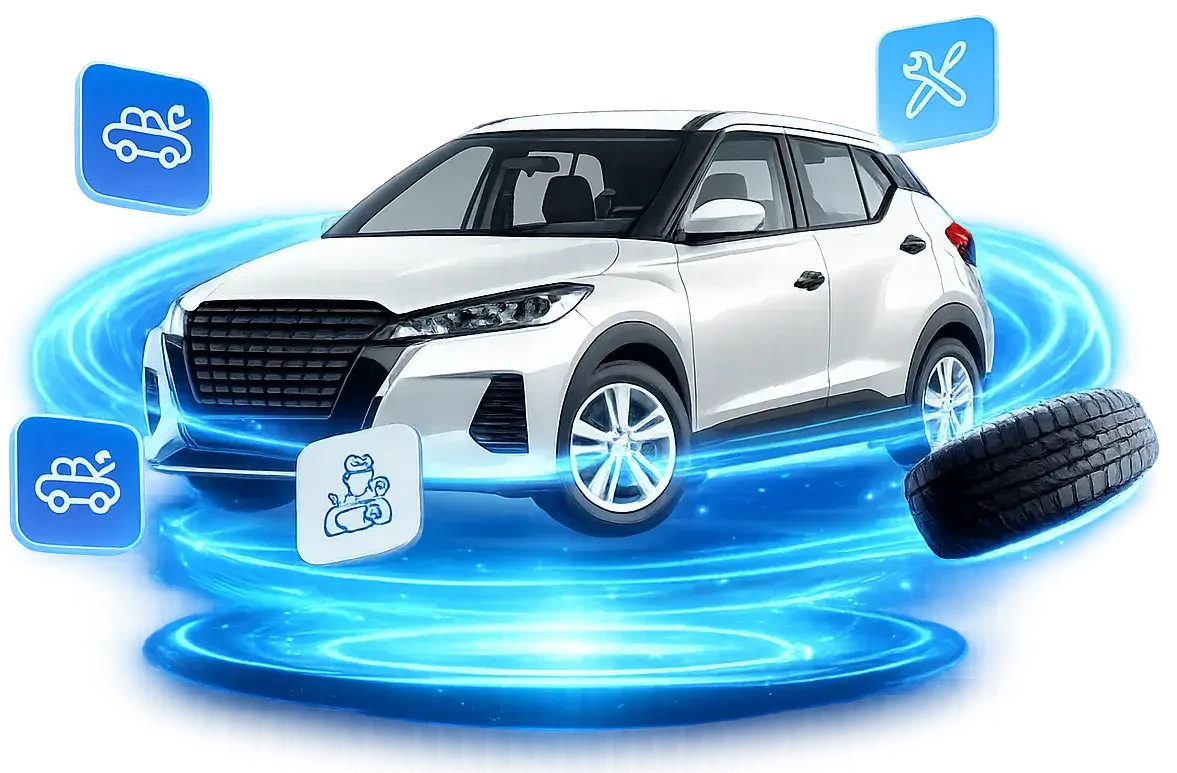 Carro com assistência 24h